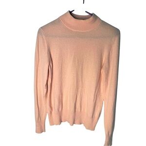 Investments pale pink 100% cashmere sweater M